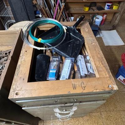 LOT 75: Basement Tool Cabinets & Tools