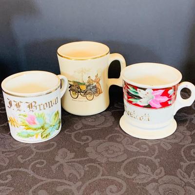 LOT 87: Shaving Mugs, Tonic Bottles and More