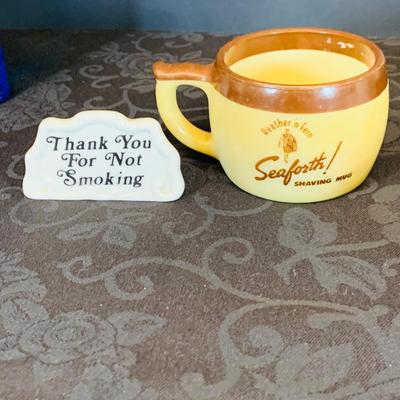 LOT 87: Shaving Mugs, Tonic Bottles and More