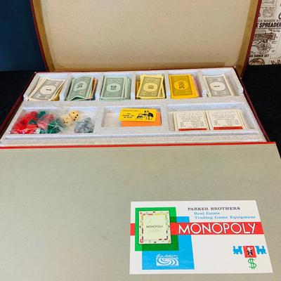 LOT 89: Vintage Parker Brothers Board Games Including Two (2) Editions of Monopoly and Avalanche Marble Game