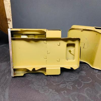 LOT 93: Vintage Toys Pieces and Parts - Featuring Structo Pressed Steel Dome Horse Carrier (Missing Front Wheels), Vintage Waco Draw...