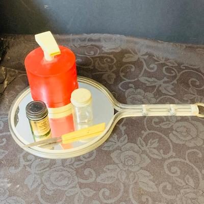 LOT 98: Vintage Barber Shop Supplies Including a Wahl Super Vac Shaver, Schick Hot Lather Shaving Cream Dispenser, Vintage Louis Hair...