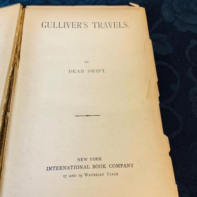 LOT: Selection of Three (3) Antique Books - 1880 History of India, In Durance Ville by the Duchess and Gulliver’s Travels by Dean Swift