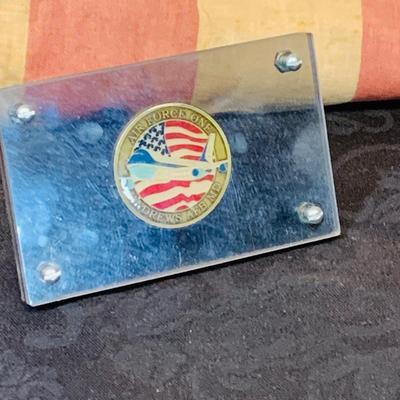 LOT 101: Patriotic Collection Featuring a Framed Jamie Wyeth 911 Wall Art, Vintage US Flags, New Jersey Flag, Army Pamphlets and More