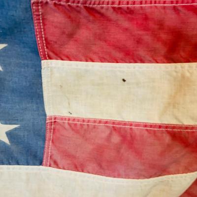LOT 101: Patriotic Collection Featuring a Framed Jamie Wyeth 911 Wall Art, Vintage US Flags, New Jersey Flag, Army Pamphlets and More