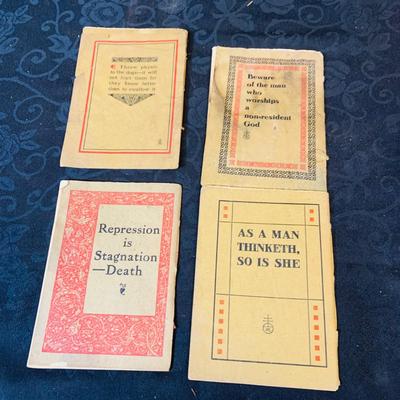 LOT 102: Collection of Four (4) Antique Roycroft Magazines. Roycrofts Pamphlets, Two Vintage Books Beacon Lights of History by John...