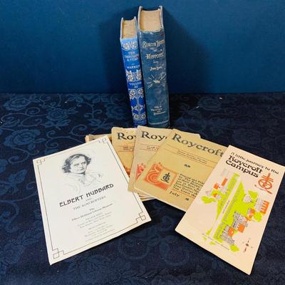 LOT 102: Collection of Four (4) Antique Roycroft Magazines. Roycrofts Pamphlets, Two Vintage Books Beacon Lights of History by John...