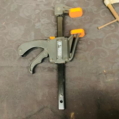 LOT 103: Large Assortment of Metal Clamps and More