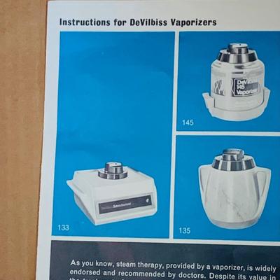 LOT 104: Set of Three (3) Vintage Box Fans by Kmart, Superlectric and More and a Vintage Glass Devibiss Vaporizer