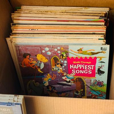LOT 106: Mid Century Vinyl LP Collection, and Four (4) RCA Video Discs, 45’s and More