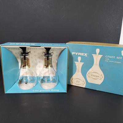 LOT 112: Vintage Kitchen; Pyrex, Louella Butter Dish, and More