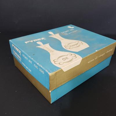 LOT 112: Vintage Kitchen; Pyrex, Louella Butter Dish, and More