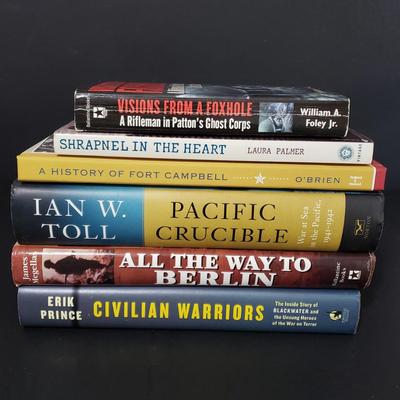 LOT 115: Military Collection; Army Laughs, West Point, Theodore Roosevelt, and Many Books
