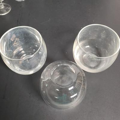 LOT 124: Vintage Atomic Decanter & Glass Set & More