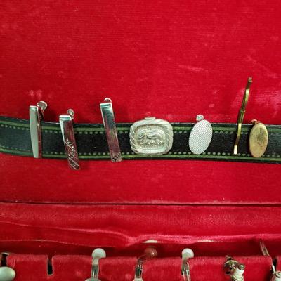 LOT 127: Vintage Cuff Links, Tie Tacks & More