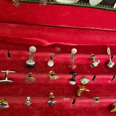 LOT 127: Vintage Cuff Links, Tie Tacks & More