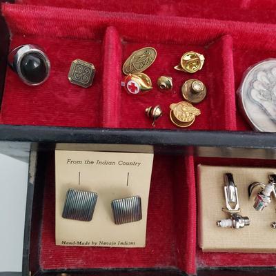 LOT 127: Vintage Cuff Links, Tie Tacks & More