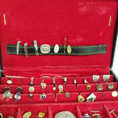 LOT 127: Vintage Cuff Links, Tie Tacks & More