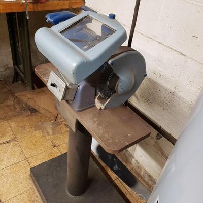 LOT 129: Baldor Bench Grinder