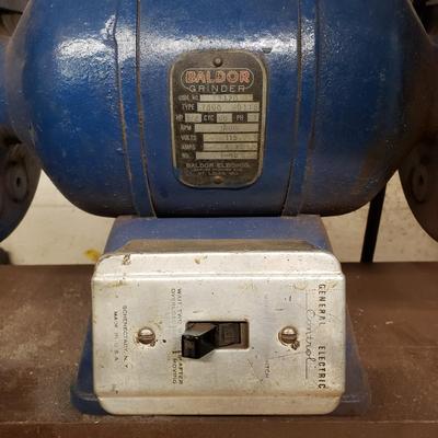 LOT 129: Baldor Bench Grinder