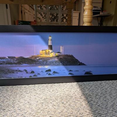 Sale Photo Thumbnail #60: Framed lighthouse print