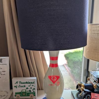 Sale Photo Thumbnail #63: Bowling Pin lamp