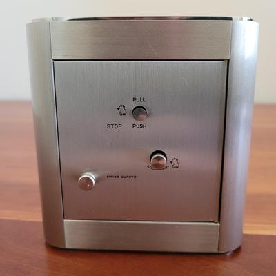 Tiffany and Co. Metal Quartz Alarm Clock (BR2-EL)