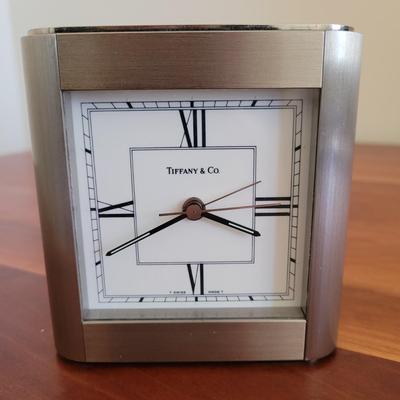 Tiffany and Co. Metal Quartz Alarm Clock (BR2-EL)