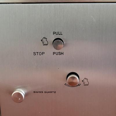 Tiffany and Co. Metal Quartz Alarm Clock (BR2-EL)