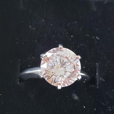 GRA CERTIFIED MOISSANITE RING