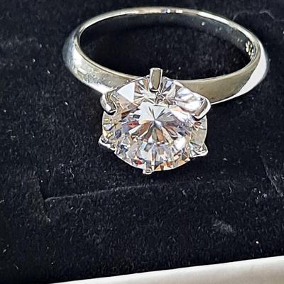 GRA CERTIFIED MOISSANITE RING
