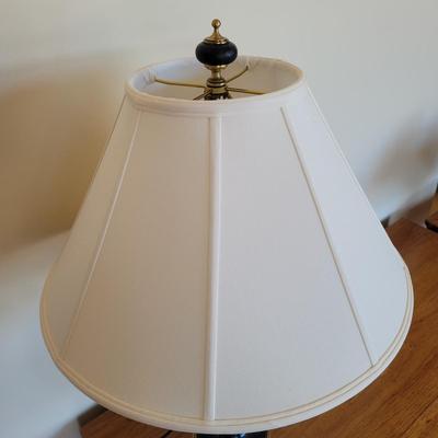 Wildwood Lampholder Black Marble Table Lamp (LR-EL)