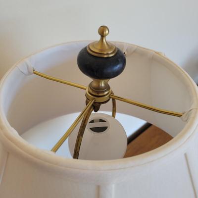 Wildwood Lampholder Black Marble Table Lamp (LR-EL)