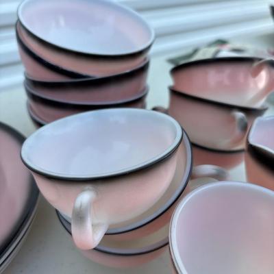 Hazel Atlas pink dishes