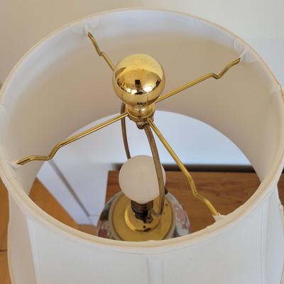Gilded Lotus Ceramic Table Lamp (LR-EL)