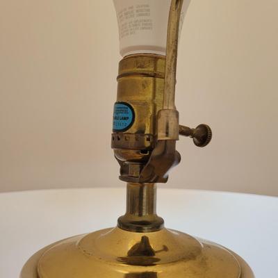 Gilded Lotus Ceramic Table Lamp (LR-EL)