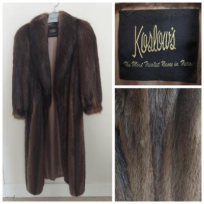 Vintage Koslow's Fur Coat (C2-BBL)
