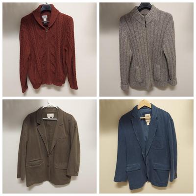 Men's Large Cardigans/Jackets by Territory Ahead, L.L. Bean & More (C2-BBL)