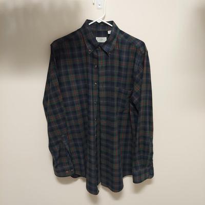 Men's Med/Lg Button Down Shirts by Woolrich & More (C2-BBL)