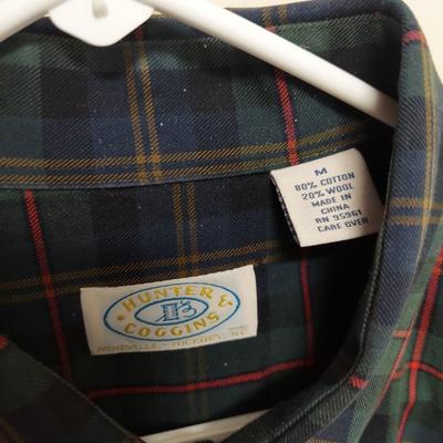 Men's Med/Lg Button Down Shirts by Woolrich & More (C2-BBL)