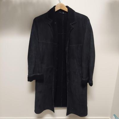 Women's Leather Coats w/ Shearling, Size S/M (C2-BBL)