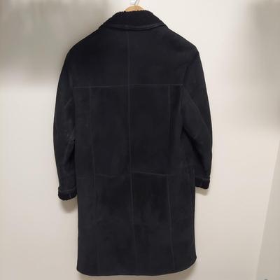 Women's Leather Coats w/ Shearling, Size S/M (C2-BBL)