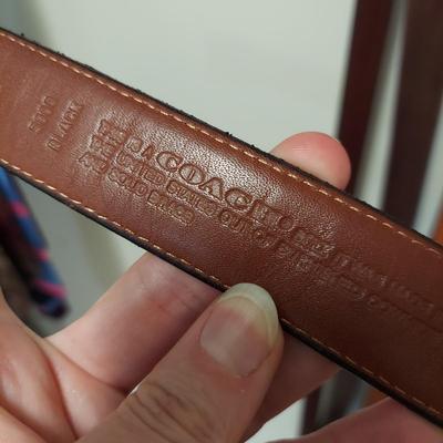 Men's Ties & Belts by Coach & More (C2-BBL)