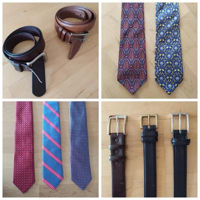 Men's Ties & Belts by Coach & More (C2-BBL)