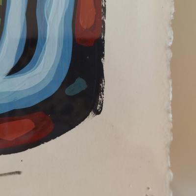 "Mush Creek" Original Acrylic & Ink Art by Bethanne B Hill (FP-BBL)