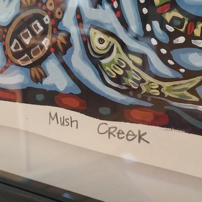 "Mush Creek" Original Acrylic & Ink Art by Bethanne B Hill (FP-BBL)