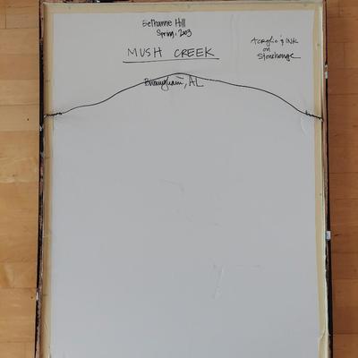 "Mush Creek" Original Acrylic & Ink Art by Bethanne B Hill (FP-BBL)