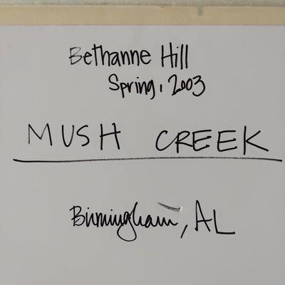 "Mush Creek" Original Acrylic & Ink Art by Bethanne B Hill (FP-BBL)