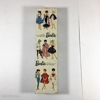 1960s Platinum Bubble Cut Barbie With Stand