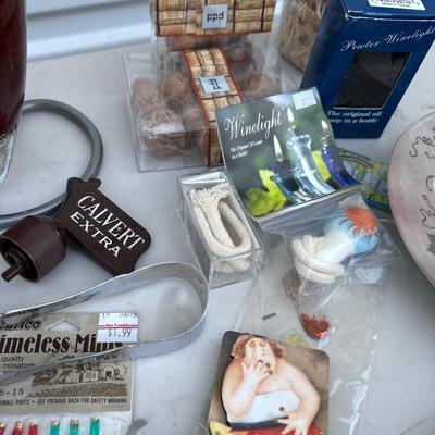 Fun group of wine related items